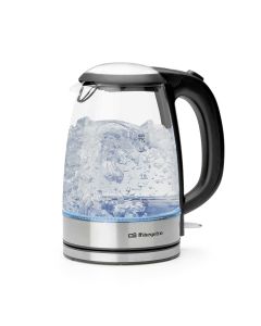 Orbegozo KT 6045 tetera eléctrica 1,7 L 2200 W Negro, Transparente