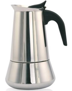 Orbegozo KFI 1260 cafetera manual Cafetera italiana Negro, Acero inoxidable