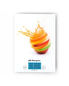 Orbegozo PC 2025 báscula de cocina Multicolor Rectángulo Báscula electrónica de cocina