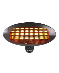 Orbegozo PHF 26 calefactor eléctrico Interior y exterior Negro 2000 W Calefactor eléctrico de cuarzo
