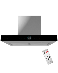 Campana T-Invertida Infiniton CMPT-CLR71S 70 cm 800 m³/h 4 velocidades Inox/Crystal Black A