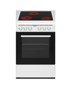 Cocina Infiniton CC-V350G independiente Negro, Blanco A