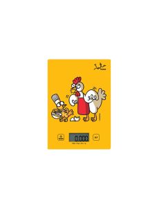 JATA Mod. 731K Amarillo Rectángulo Báscula electrónica de cocina