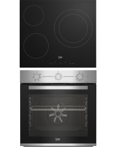 BBSE12121XD Beko Conjunto Horno Multifución & Placa Vitrocerámica 3 zonas
