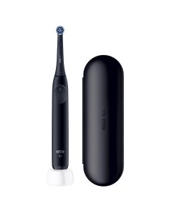 Oral-B iO 2 Cepillo de Dientes Eléctrico Negro Noche, con 1 Cabezal y 1 Estuche de Viaje, Diseñado por Braun