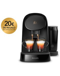Cafetera de cápsulas Philips L'or barista system negro piano LM8014/60