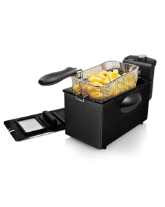 Princess 01.182731.01.650 freidora Sencillo 3 L 2000 W Negro