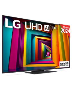 Televisor LG UHD 4K 55" con Smart TV WebOS24 serie UT91