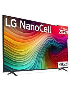 Televisor LG 75" Nanocell 4K con Smart TV WebOS24 serie Nano82