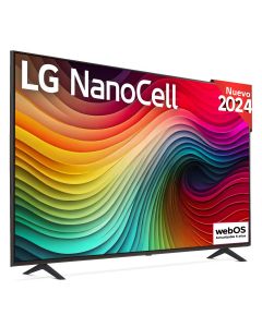 Televisor LG 55" Nanocell 4K con Smart TV WebOS24 serie Nano82