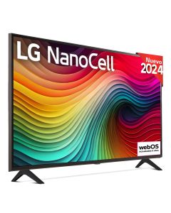 Televisor LG 43" Nanocell 4K con Smart TV WebOS24 serie Nano82