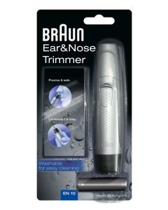 Braun EN10 - Cortapelos nariz y orejas, plata
