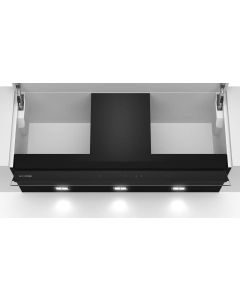 Campana Decorativa Integrada Siemens LJ97BAM60 90 cm 460 m³/h 4 velocidades Cristal Negro B