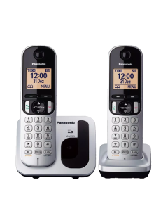 Panasonic KX-TGC212 Teléfono DECT Identificador de llamadas Metálico