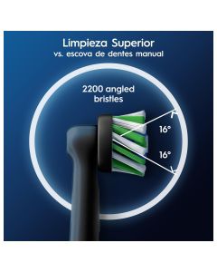 Oral-B Pro CrossAction Negro Cabezales De Recambio, Pack De 6 Unidades