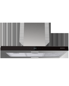 Campana Isla Infiniton CMPT-ISH98LR 90 cm 800 m³/h 4 velocidades Crystal Black A