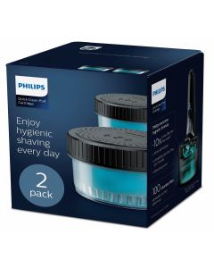 Cartucho de dosis de limpieza rápida Philips para afeitadoras 2 unidades CC12/50