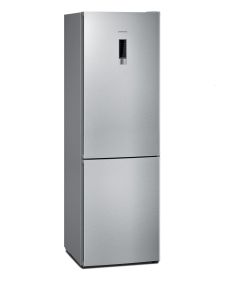 Frigorífico combi Siemens de libre instalación, 186 x 60 cm, Acero inoxidable antihuellas, iQ300, KG36NXIEA