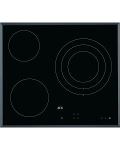 Placa vitrocerámica AEG HK623020FB de 3 zonas y 60 cm