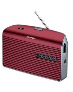 Grundig Music 60 Personal Analógica Rojo, Plata