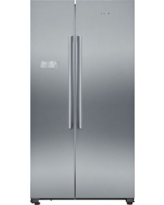 Siemens iQ300 KA93NVIFP nevera puerta lado a lado Independiente 580 L F Acero inoxidable