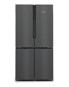 Siemens iQ500 KF96NAXEA nevera puerta lado a lado Independiente 605 L E Negro, Acero inoxidable