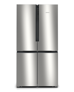 Siemens iQ300 KF96NVPEA nevera puerta lado a lado Independiente 605 L E Plata