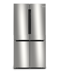 Bosch Serie 6 KFN96APEA nevera puerta lado a lado Independiente 605 L E Metálico, Plata