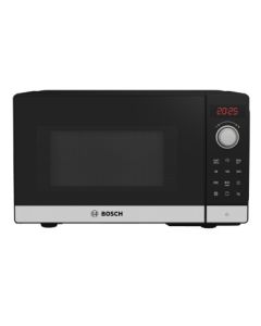 Microondas Bosch Serie 2 FEL023MS2 Solo 20 L 800 W Negro, Acero inoxidable