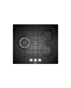 Placa de gas Bosch PNC6B6B90 Serie 4 hobs Negro Integrado 60 cm Encimera 3 zona(s)