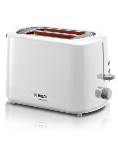 Tostador compacto con dos ranuras Bosch blanco TAT3A111