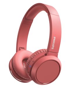 Philips 4000 series TAH4205RD/00 auricular y casco Auriculares Inalámbrico Diadema Llamadas/Música USB Tipo C Bluetooth Rojo