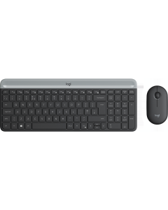 Logitech MK470 teclado Ratón incluido RF inalámbrico QWERTY Español Grafito