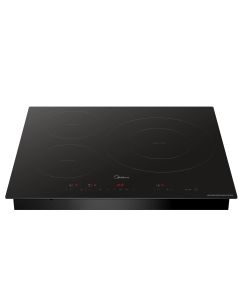 Placa de inducción Midea 60 cm  3 Zonas (1 x 32cm + 2 x 18cm) 7400W  Negro