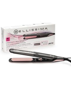 Bellissima Creativity Multistyle Plancha de pelo Caliente Negro, Rosa 2 m