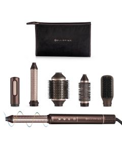 Bellissima 11956 Utensilio de peinado Herramienta de peinado con múltiples accesorios Caliente Marrón 1200 W