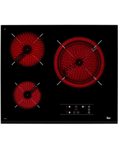 Placa vitrocerámica Teka TZ 6315 3 zonas con Touch Control en 60 cm