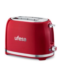 Ufesa 71305516 tostadora 7 2 rebanada(s) 850 W Rojo