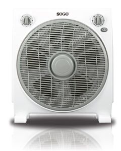 Sogo VEN-SS-21120 ventilador Gris, Blanco