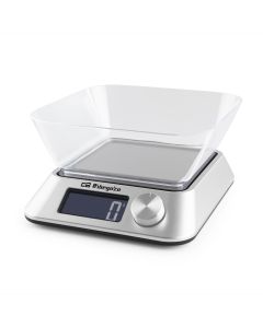 Orbegozo PC 1030 Plata Encimera Rectángulo Báscula electrónica de cocina