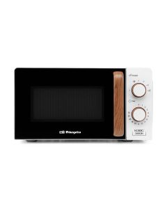 Orbegozo MI 2122 Encimera Solo microondas 20 L 700 W Negro, Blanco
