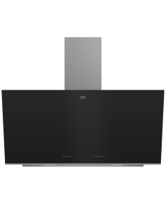 Campana Inclinada Beko BHCA96641BBHS 90 cm 441 m³/h 3+1 velocidades intensivas Negro A