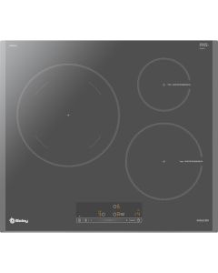 Placa de inducción Balay 3EB965AU 60 cm ancho biselada color gris antracita