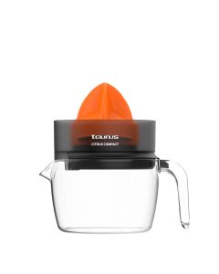 Taurus CITRUS COMPACT Exprimidor eléctrico con brazo 30 W Negro, Naranja, Transparente