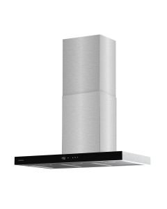 Campana Decorativa Taurus T90IXAL De pared Negro, Acero inoxidable 650 m³/h