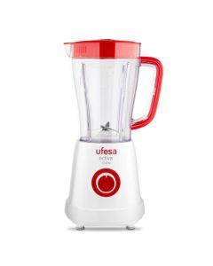 Ufesa BS4707 1,5 L Batidora de vaso 500 W Rojo, Blanco