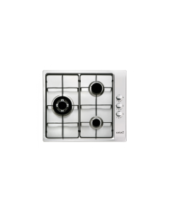Placa de gas CATA GI 6021 X Negro, Acero inoxidable Integrado 60 cm Encimera 3 zona(s)
