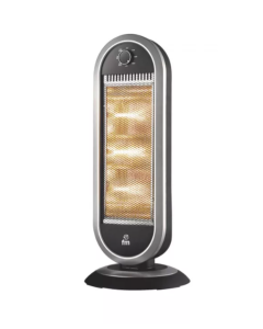 FM Calefacción H-30 Interior Negro, Gris 1200 W Calefactor eléctrico halógeno