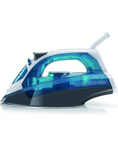 Black & Decker BXIR2200E plancha Plancha a vapor Suela de acero inoxidable 2200 W Negro, Azul, Blanco