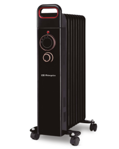 Orbegozo RU 2500 Interior Negro 2500 W Radiador de aceite eléctrico